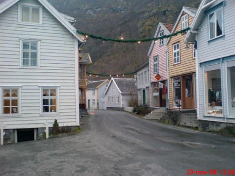 Julegate - Gamle Lærdalsøyri