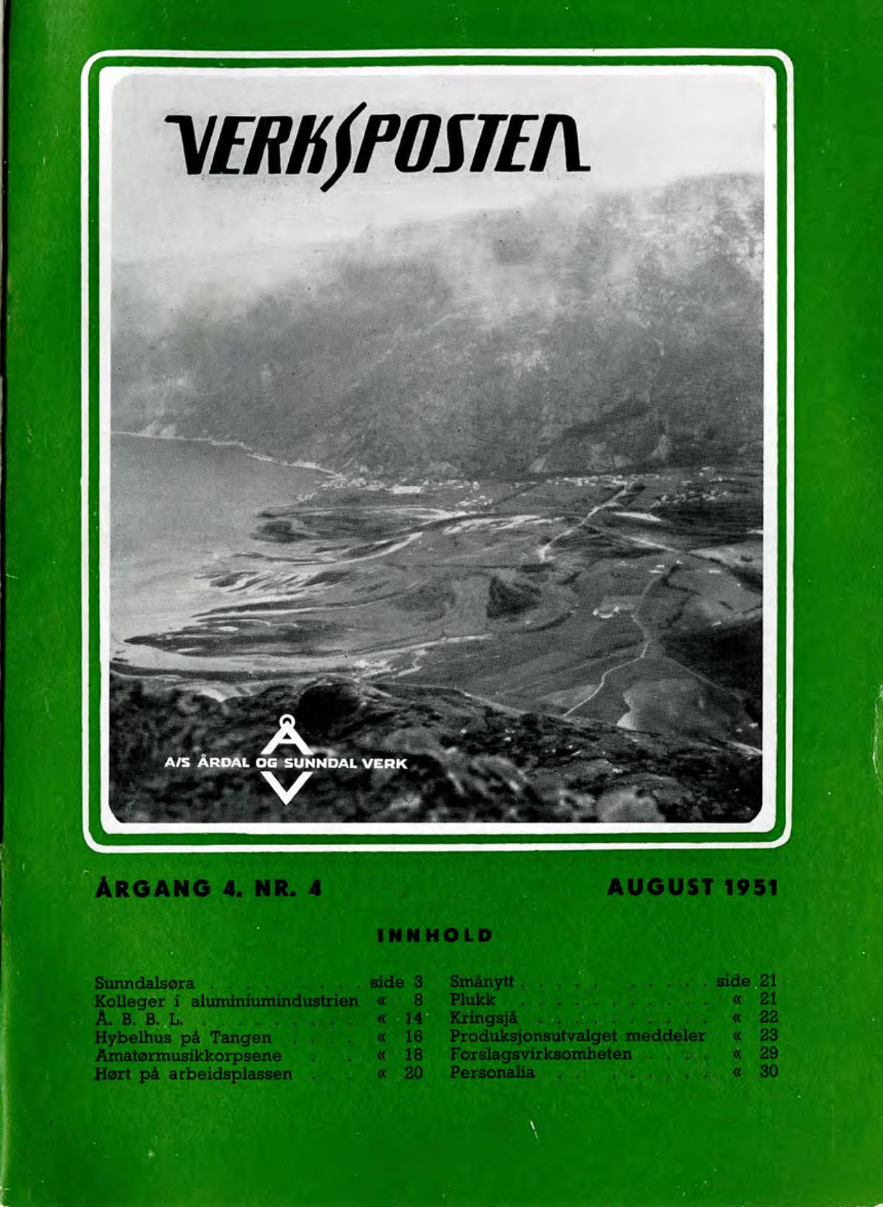 Verksposten nr 4 1951