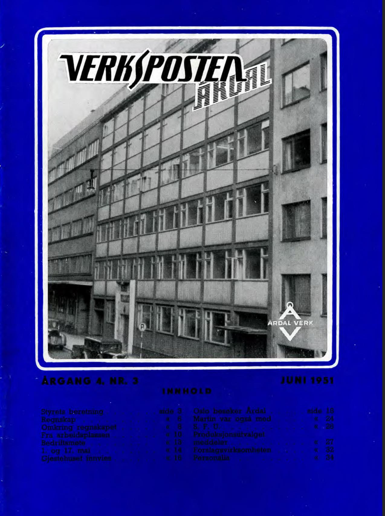 Verksposten nr 3 1951
